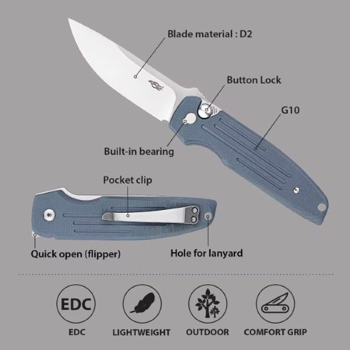 Briceag Ganzo Firebird FH926 - Gri