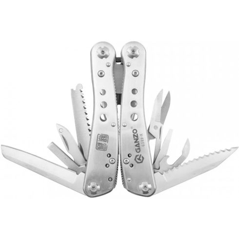Ganzo G201 cleste multifunctional 25 in 1, toc textil - Silver