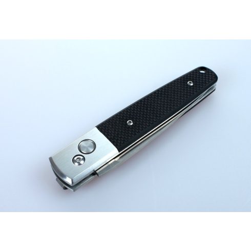 Ganzo Firebird G7211 - Cutit deschidere a lamei pe buton, lama otel, Dalimag (Negru)