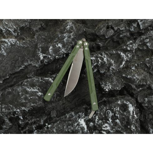 Cuțit Fluture Ganzo G766 - Verde