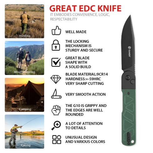 Briceag Ganzo G767PT - Negru