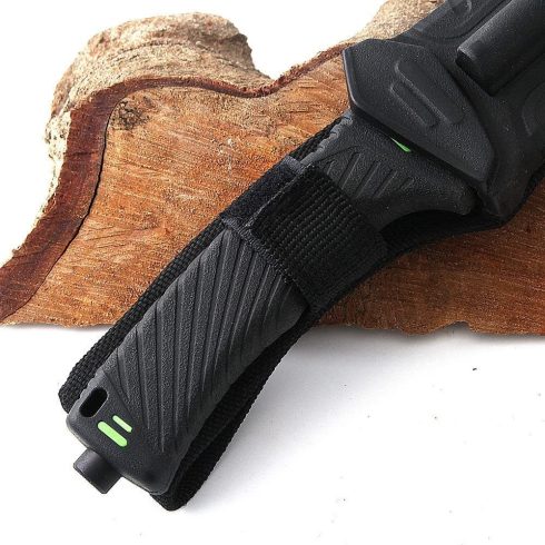 Ganzo G8012 - Cuțit de supraviețuire (Negru)