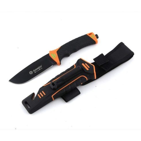 Ganzo G8012 - Cuțit de supraviețuire (portocaliu)
