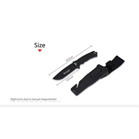 Ganzo G8012 - Cuțit de supraviețuire (portocaliu)