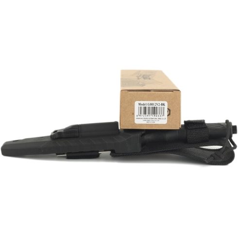Ganzo G8012V2 - Cuțit de supraviețuire (Negru)