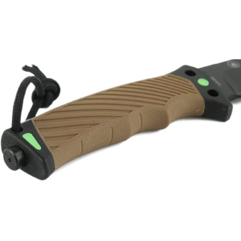 Ganzo G8012V2 - Cuțit de supraviețuire (Maro)