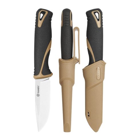 Ganzo G807 - cu maner fix, culoare negru si maro