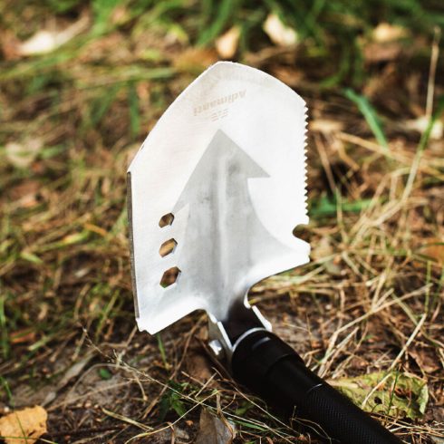 Lopata Adimanti HK 001 Lopata multifunctionala 8 in 1 - lopata / piolet / surubelnita / lanterna / ascutit lance / sparga sticla / busola / geanta