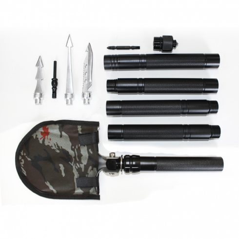 Lopata de la Adimanti HK002 Lopata multifunctionala - lopata/ sapa/ topor/ silex/ ferastrau/ capsator de peste/ surubelnita/ fluier/ deschizator/ sparg sticla/ busola/ piolet